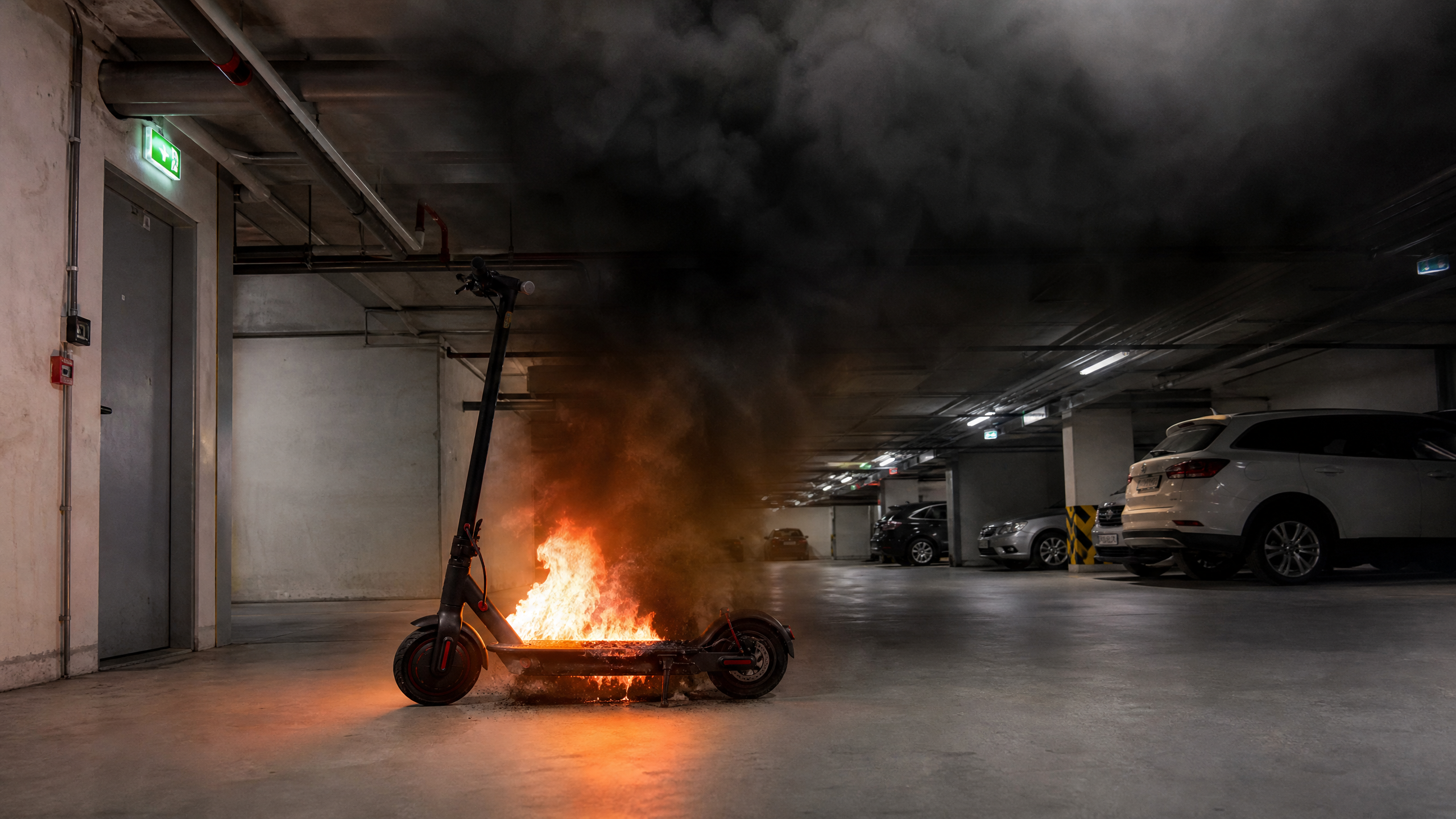 Gossau SG: E-Scooter-Akku brennt in Garage – ganzes Mehrfamilienhaus unbewohnbar