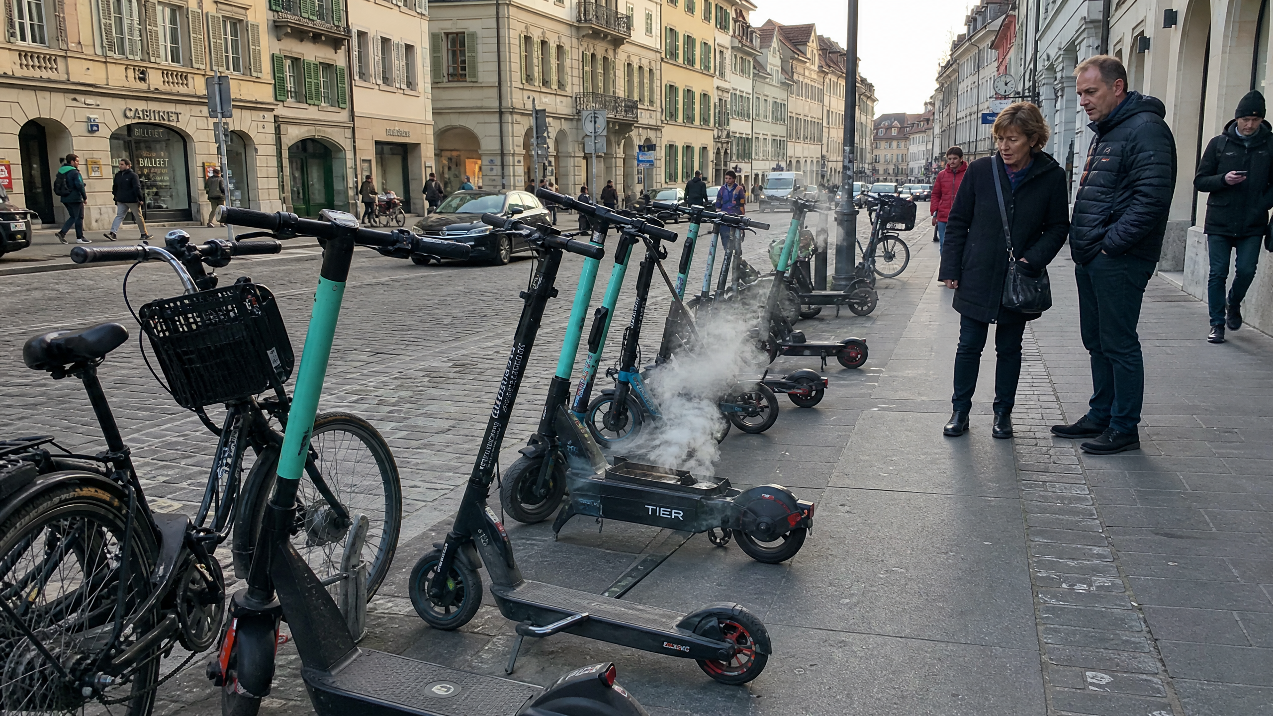 Kanton St. Gallen: Häufung von Akkubränden bei E-Scootern und E-Bikes