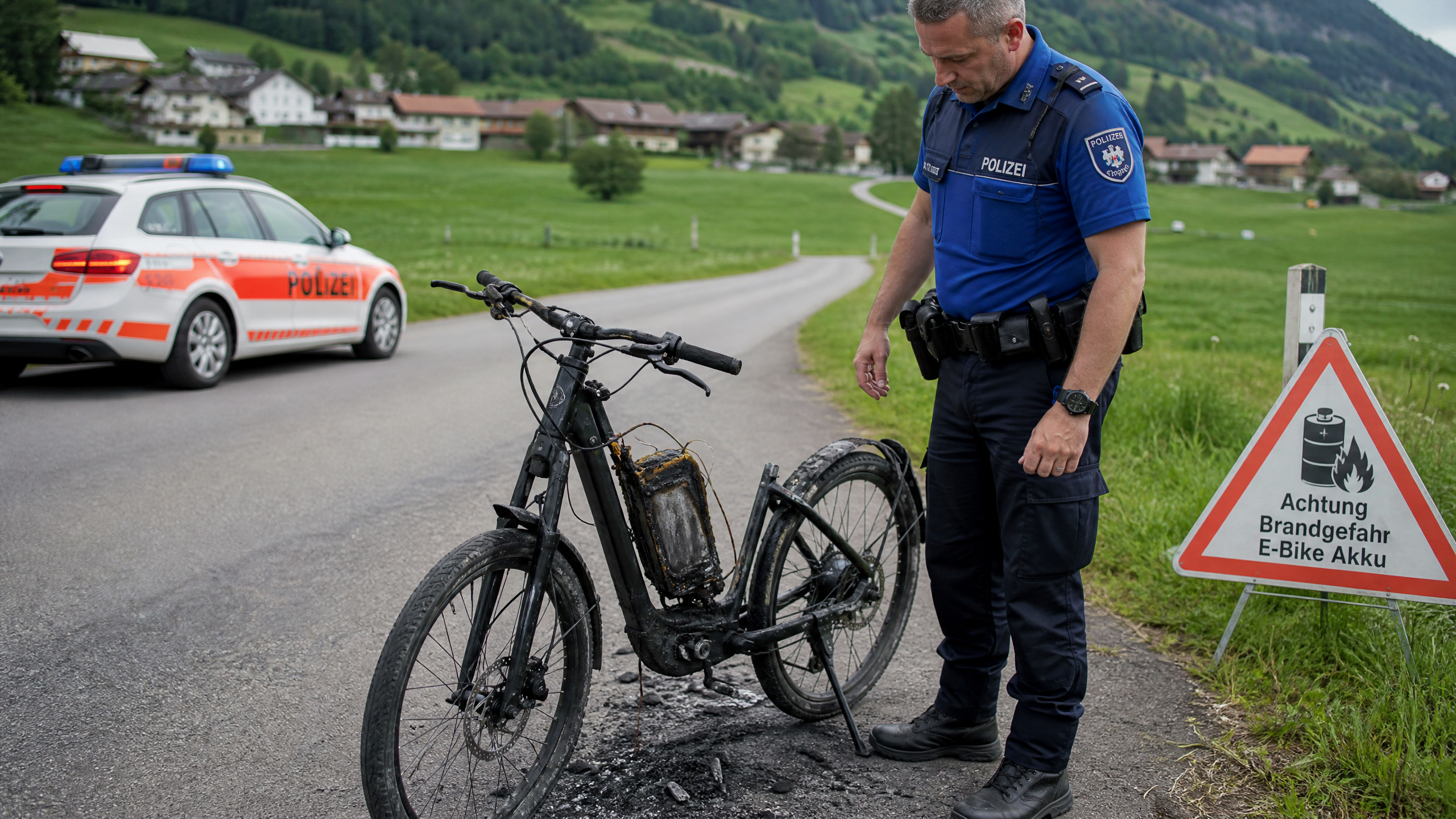 Kantonspolizei Thurgau warnt: Akkubrände bei E-Bikes nehmen zu