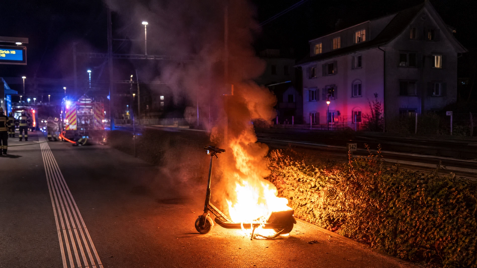 Winterthur ZH: E-Roller-Akku explodiert – Bahnstrecke vorübergehend gesperrt